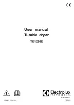 Preview for 1 page of Electrolux TE1220E User Manual