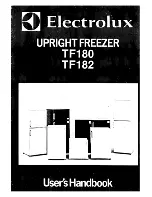 Electrolux TF180 User Handbook Manual preview