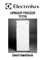 Electrolux TF776 User Handbook Manual preview