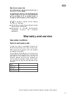 Preview for 13 page of Electrolux TG 050 Instruction Book