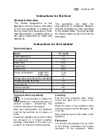 Preview for 8 page of Electrolux TG 10010 User Manual