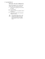 Preview for 12 page of Electrolux TG05011 User Manual