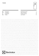 Preview for 1 page of Electrolux TG092 User Manual