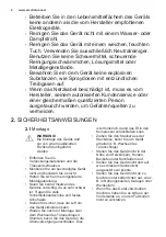 Preview for 4 page of Electrolux TG092 User Manual