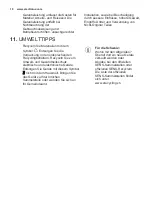 Предварительный просмотр 18 страницы Electrolux TG095 User Manual