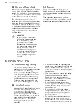 Preview for 10 page of Electrolux TG096 User Manual