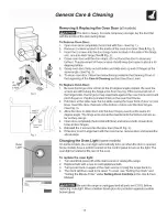 Preview for 13 page of Electrolux TGF328GSA Use & Care Manual