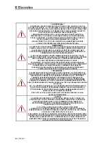 Preview for 4 page of Electrolux thermaline S90 Installation And Operating Instructions Manual