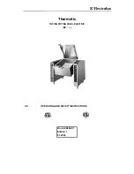 Electrolux Thermetic 9CHG583284 Operating And Safety Instructions Manual preview