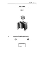 Preview for 1 page of Electrolux Thermetic GU series Operating Instruction