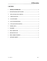 Preview for 2 page of Electrolux Thermetic GU series Operating Instruction