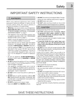 Preview for 3 page of Electrolux TINSEB493MRR2 Use & Care Manual