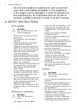 Preview for 4 page of Electrolux TK 137 User Manual