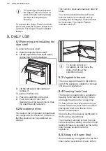 Предварительный просмотр 78 страницы Electrolux TK 140 User Manual