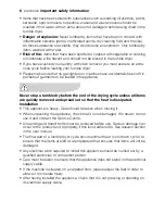 Preview for 6 page of Electrolux TK 5356 F User Manual