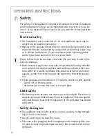 Preview for 4 page of Electrolux TM 43600 Installation And Operating Instructions Manual