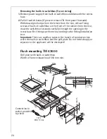 Preview for 24 page of Electrolux TM 43600 Installation And Operating Instructions Manual