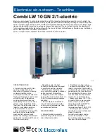 Preview for 1 page of Electrolux TOUCHLINE LW 10 GN Specifications