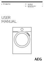 Preview for 1 page of Electrolux TP5080TW User Manual