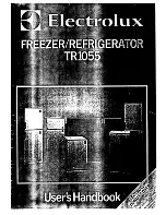 Preview for 1 page of Electrolux TR1055 User Handbook Manual