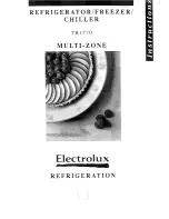 Preview for 1 page of Electrolux TR1770 Multi-zone Instructions Manual