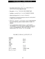 Preview for 3 page of Electrolux TR5030 Linea Instruction Book