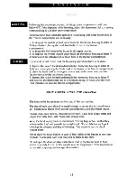 Preview for 13 page of Electrolux TR5030 Linea Instruction Book