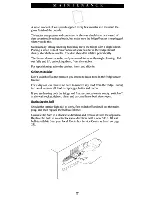 Preview for 21 page of Electrolux TR5030 Linea Instruction Book