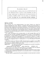 Preview for 2 page of Electrolux TR70/55 Instructions For Use Manual