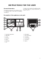 Preview for 5 page of Electrolux TRICITY BENDIX TB 25 TR Operating & Installation Instructions Manual