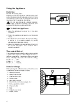 Preview for 6 page of Electrolux TRICITY BENDIX TB 25 TR Operating & Installation Instructions Manual