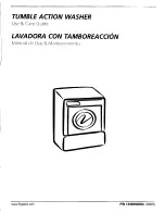 Electrolux Tumble action washer Use & Care Manual предпросмотр