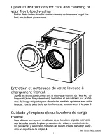 Предварительный просмотр 12 страницы Electrolux Tumble action washer Use & Care Manual