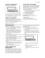 Preview for 33 page of Electrolux TW GL5 E User Manual