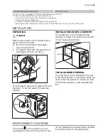 Preview for 41 page of Electrolux TW GL5 E User Manual