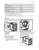 Предварительный просмотр 19 страницы Electrolux TW L4 E User Manual