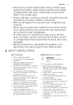 Preview for 5 page of Electrolux TW SL6 E User Manual