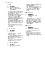 Preview for 6 page of Electrolux TW SL6 E User Manual