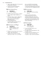 Preview for 34 page of Electrolux TW SL6 E User Manual