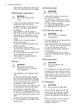 Preview for 6 page of Electrolux TW5459F User Manual