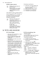 Preview for 40 page of Electrolux TW5459F User Manual