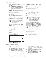 Предварительный просмотр 16 страницы Electrolux TWGL5E User Manual