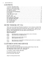 Preview for 2 page of Electrolux TWGL5E300 User Manual