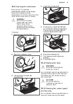 Предварительный просмотр 21 страницы Electrolux TWSL4E303 User Manual