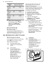 Предварительный просмотр 50 страницы Electrolux TWSL4E303 User Manual