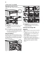 Предварительный просмотр 62 страницы Electrolux TWSL6S7000 Instructions For Use Manual