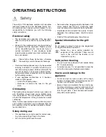 Preview for 4 page of Electrolux TY38 Installation And Operation Instruction Manual