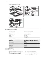 Предварительный просмотр 20 страницы Electrolux TY58TSCN User Manual