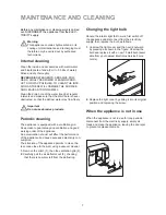 Preview for 7 page of Electrolux U20254 ER 6436 Instruction Booklet