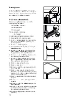 Предварительный просмотр 18 страницы Electrolux U24089 ERH 3620 X Instruction Book